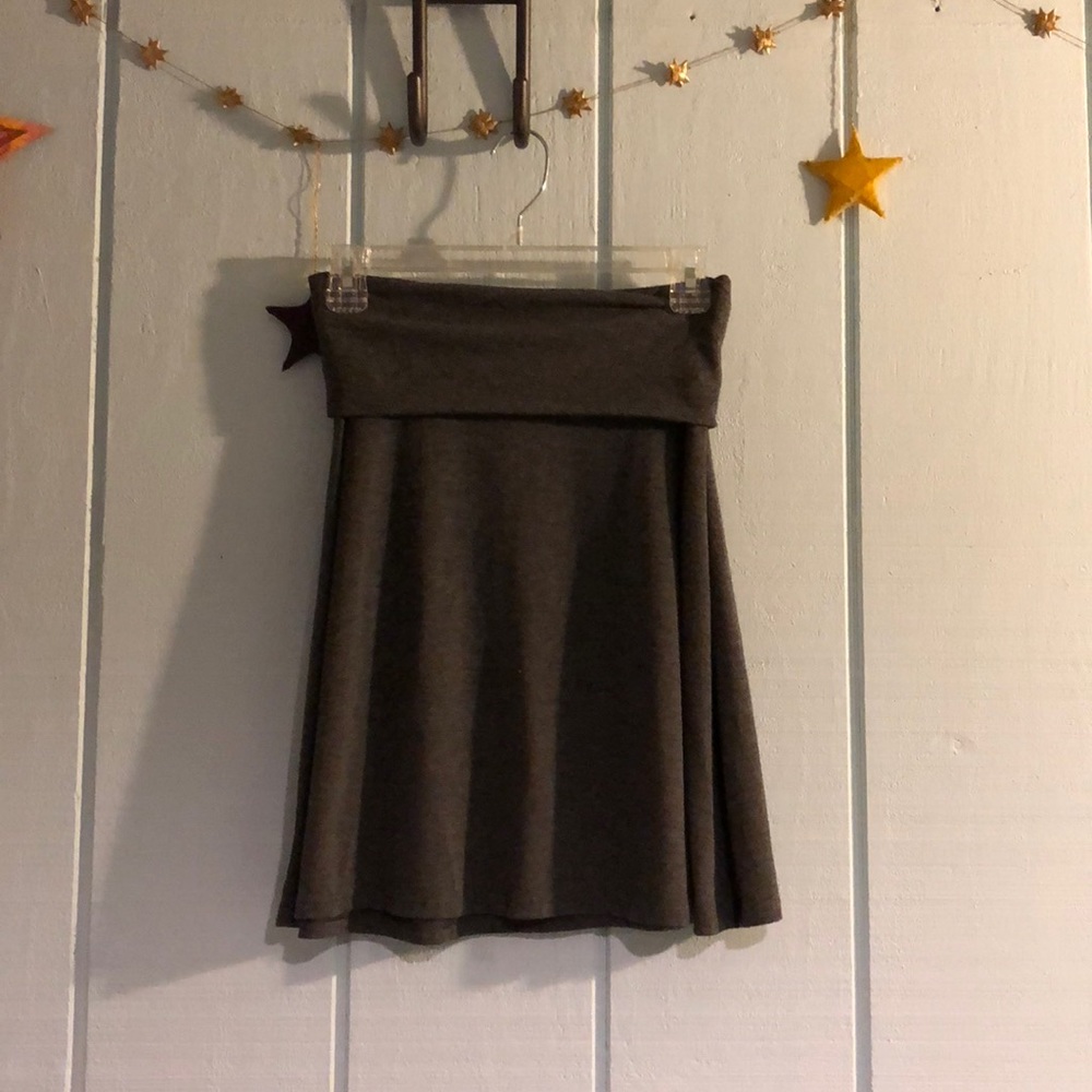 Grey skater skirt